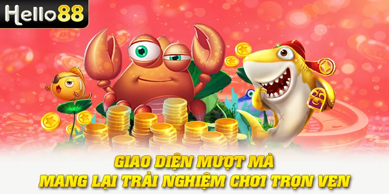 Bắn Cá 3D - Trải Nghiệm Đại Dương Chân Thực Và Sống Động 4 Giao diện mượt mà mang lại trải nghiệm chơi trọn vẹn